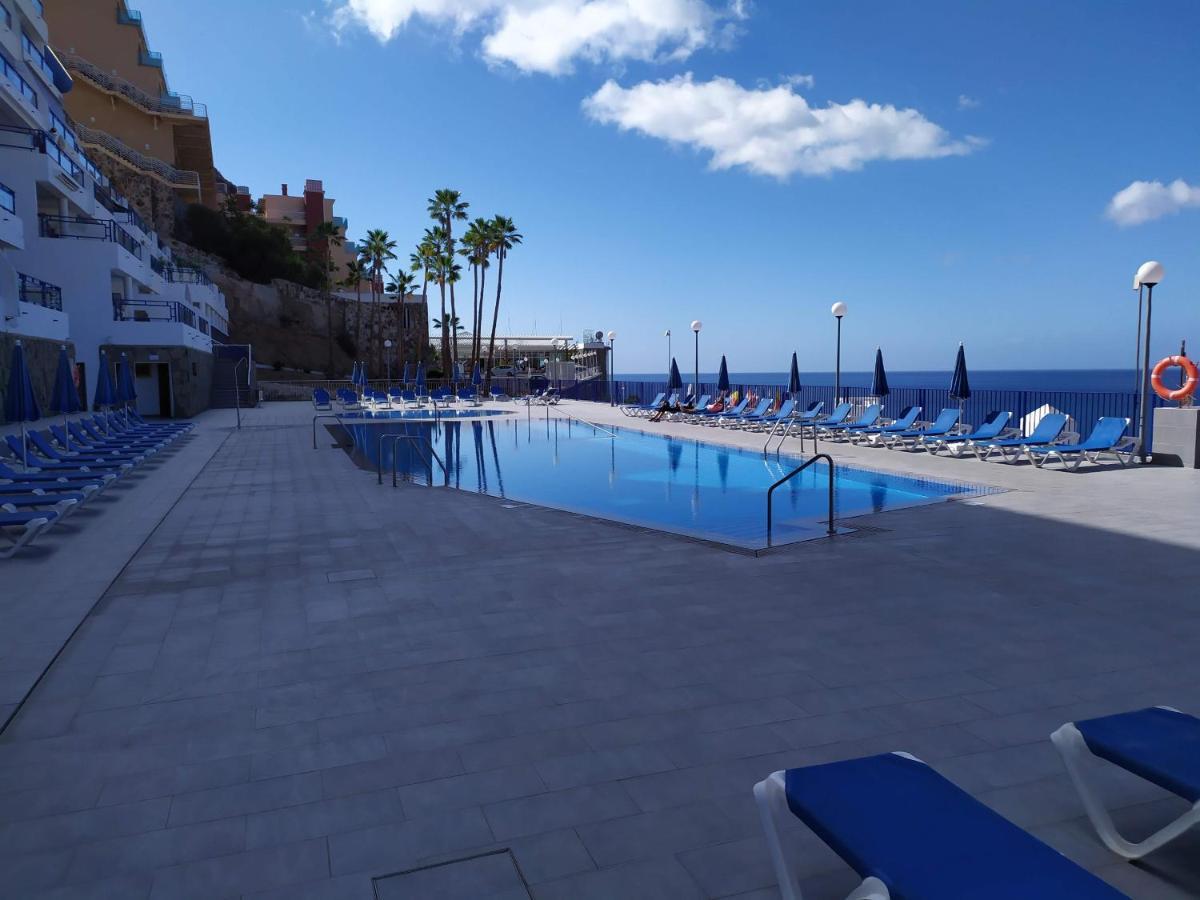 Ocean View Apartment In Taurito, Mogan - Top Floor Exterior foto