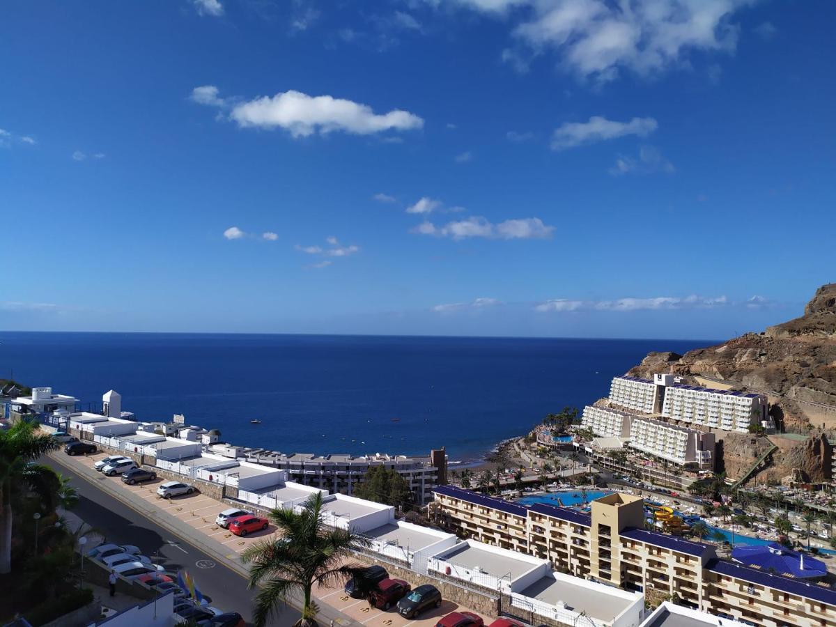 Ocean View Apartment In Taurito, Mogan - Top Floor Exterior foto